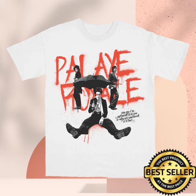 Sumerian Records Shop Merch Palaye Royale White "Umbrella" T Shirt