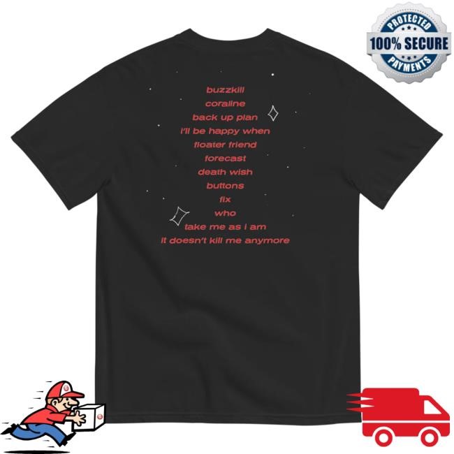 Official Lyn Lapid Buzzkill Tracklist T Shirt