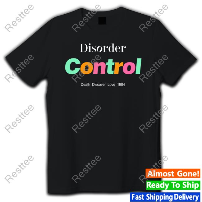 Official Disorder Control Death Discover Love 1984 Hoodie