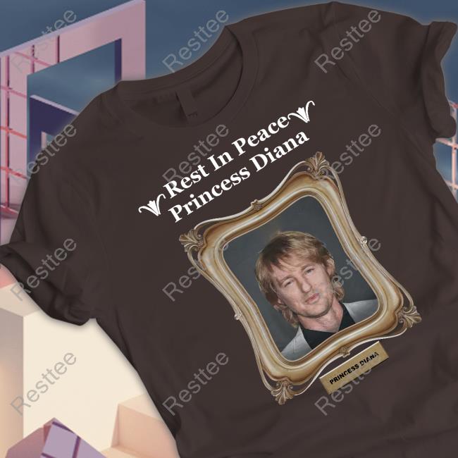 Official Rest In Peace Princess Diana Shirt
