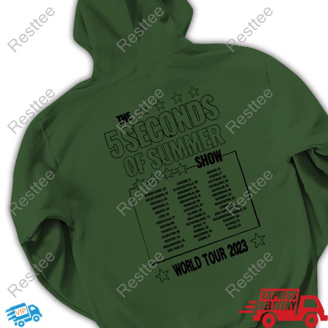 Official 5Sos White Tour The 5 Seconds Of Summer Show New Hoodie 5 Seconds of Summer Tour Store 5Sos White Tour Sweatshirt