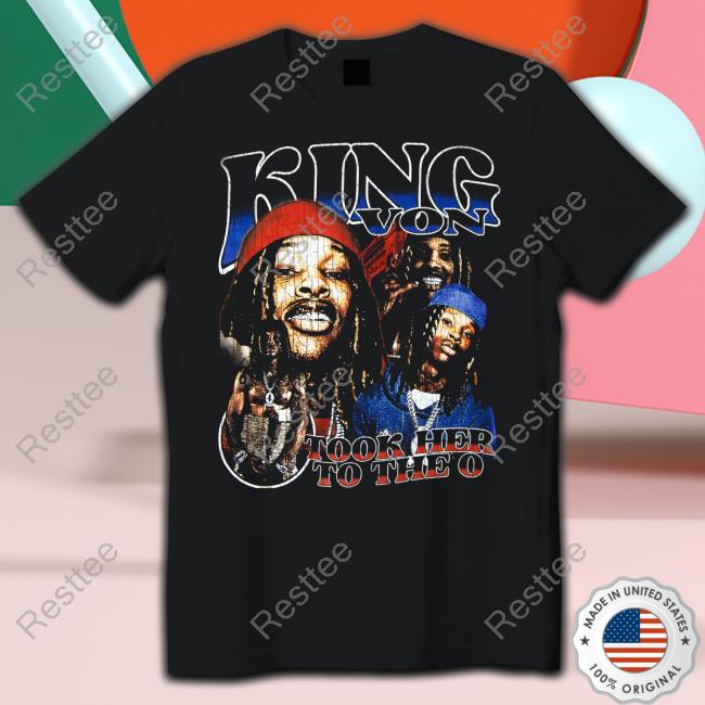King Von Merch The O Shirt Black