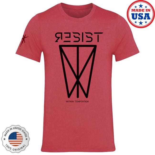 Linear Logo Red T Shirt - Within Temptation