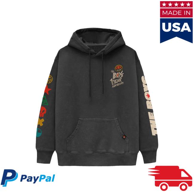 Official The Boys Store Merch One Year Anniversary Sweatshirt