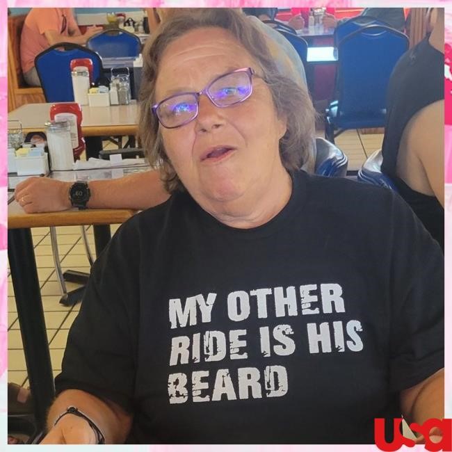 My Other Ride Is His Beard 2024 Shirt My Other Ride Is His Beard Shirt New