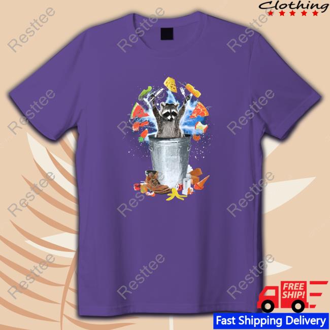 Trash Racoon Graphic Shirt 2024 Official Trash Racoon Graphic Shirt 2024