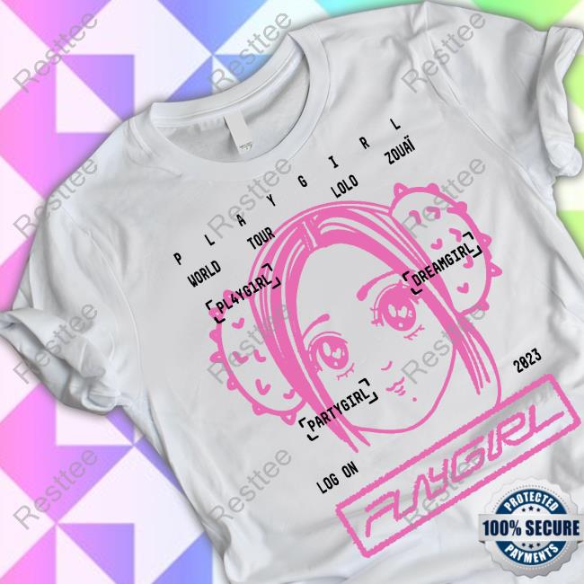 Playgirl Anime World Tour Lolo Zouaï Log On 2023 Tee