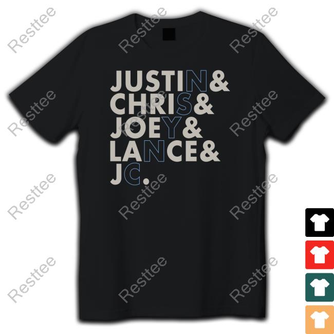 Official Name Stack Justin Chris Joey Jance Jc Long Sleeve Tee
