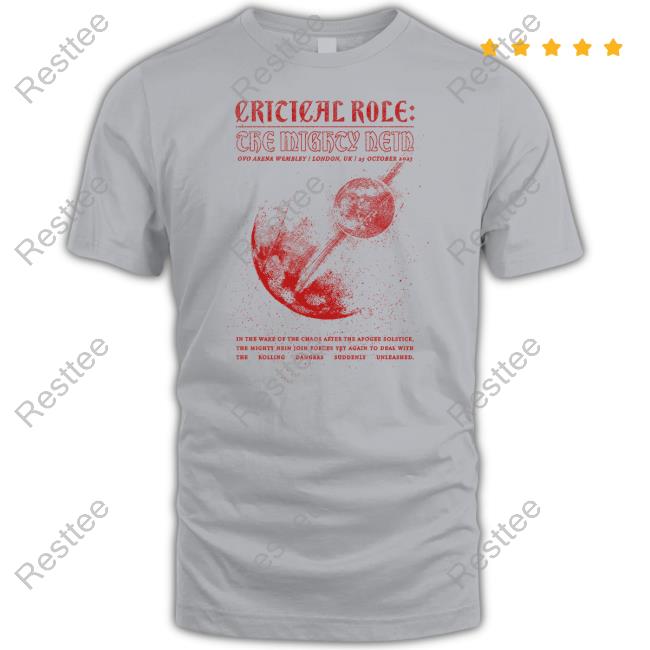 Critical Role Mighty Nein Echoes Of The Solstice Tee Shirt