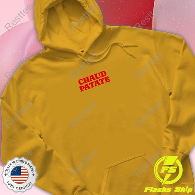 Average Rob Merch Chaud Patate On Met La Patate Gold Tee