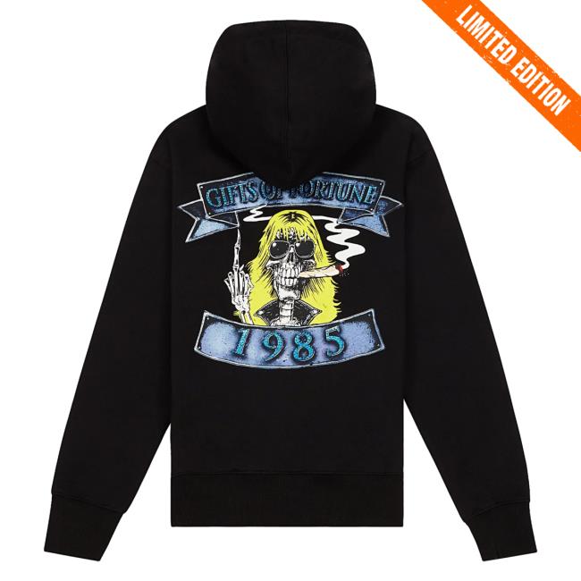 Official Hyde Park Clothing Capsule Nyc Merch Store Gifts Of Fortune Blunt Blowing Popover Hoodie Black Capsulenyc