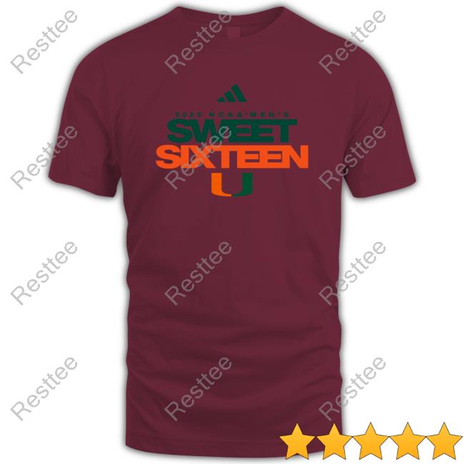 Miami Hurricanes 2023 Ncaa Sweet 16 T-Shirt Miami Hurricanes 2023 Ncaa Sweet 16 Sweatshirt