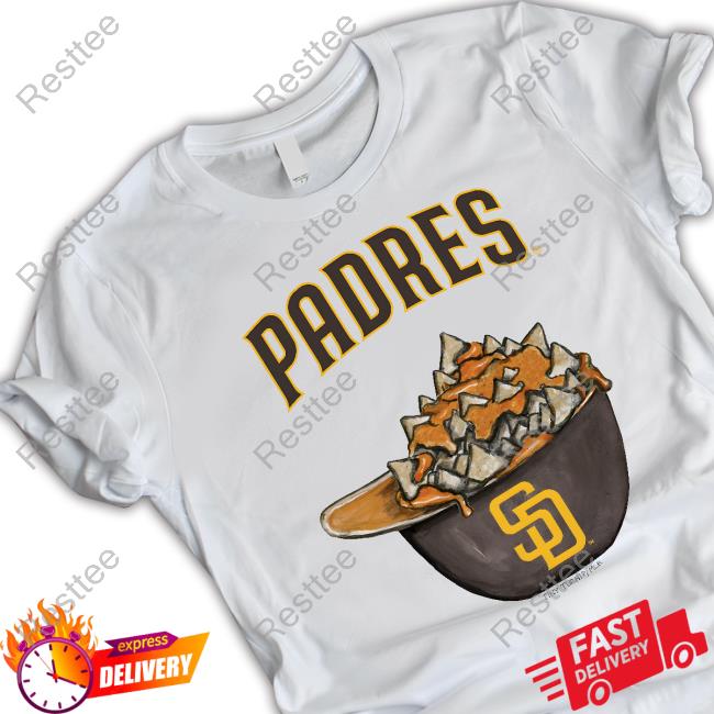 Official San Diego Padres Nacho Helmet Tee Shirt