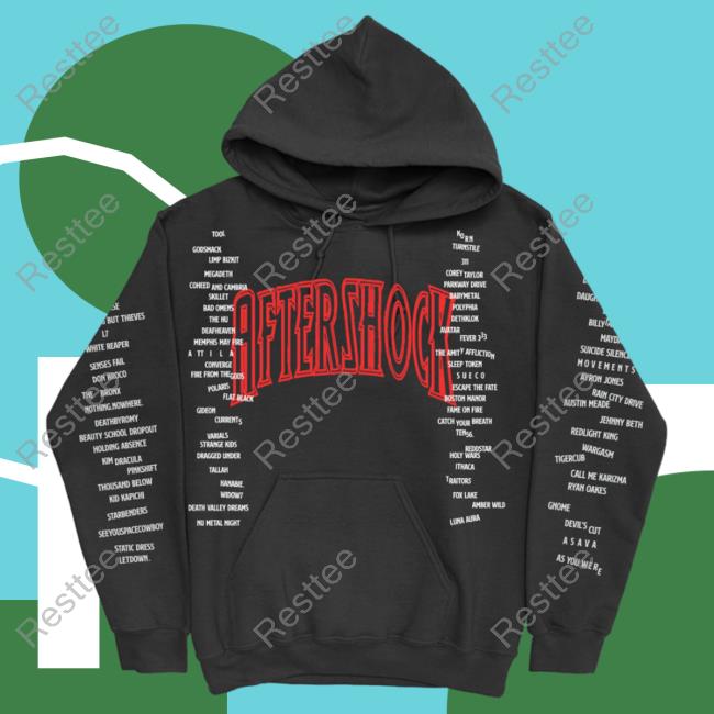 Dwp Merchandise Merch Aftershock Danger Hooded Sweatshirt