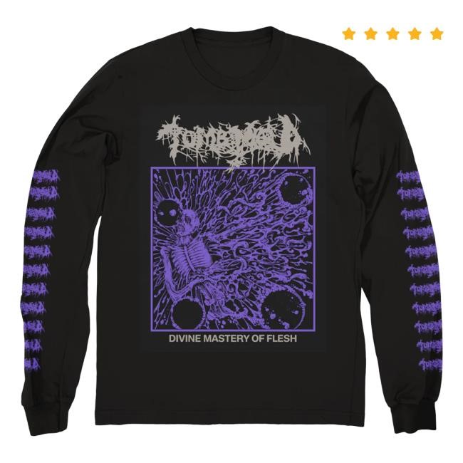Tomb Mold - Mastery Of Flesh Long Sleeve Shirts 20 Buck Spin Merch Tomb Mold - Mastery Of Flesh Long Sleeve Tee Shirt