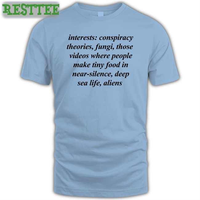 Interests Conspiracy Theories Fungi Those Videos Where People Make Tiny Food In Near Silence Deep Sea Life Aliens Hoodie Izuku