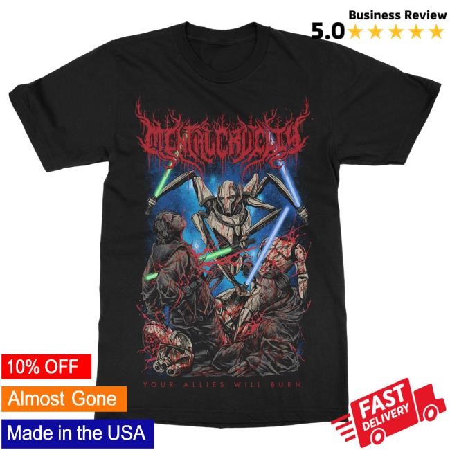 Official Indie Merch Store Shop Mental Cruelty Your Allies Will Burn T-Shirts Indiemerchstore