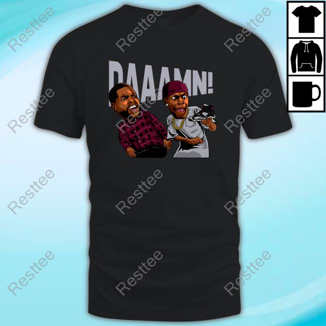 Bordeaux 6s DAAAMN Long Sleeve Tee