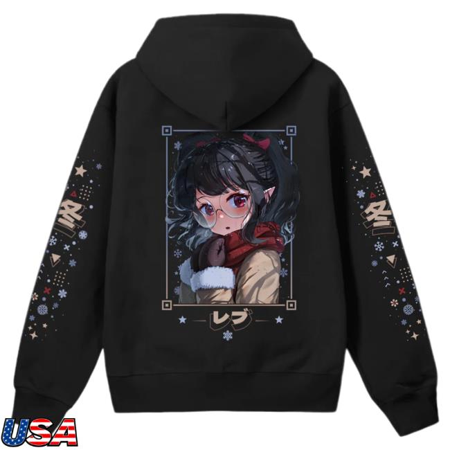 Official UwuMarket Rev x UwU Collab Rev Winter Night Pullover Sweatshirt