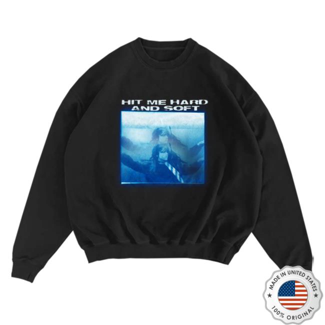 Official Billie Eilish Merch Store Underwater Black Pullover Sweatshirt Billie Eilish Shop Hit Me Hard and Soft Clothing