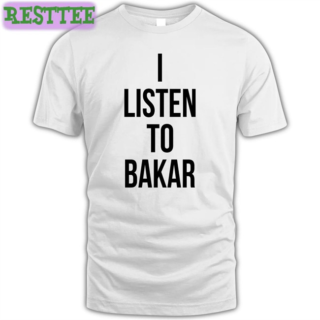 Yeaabk I Listen To Bakar Crewneck White