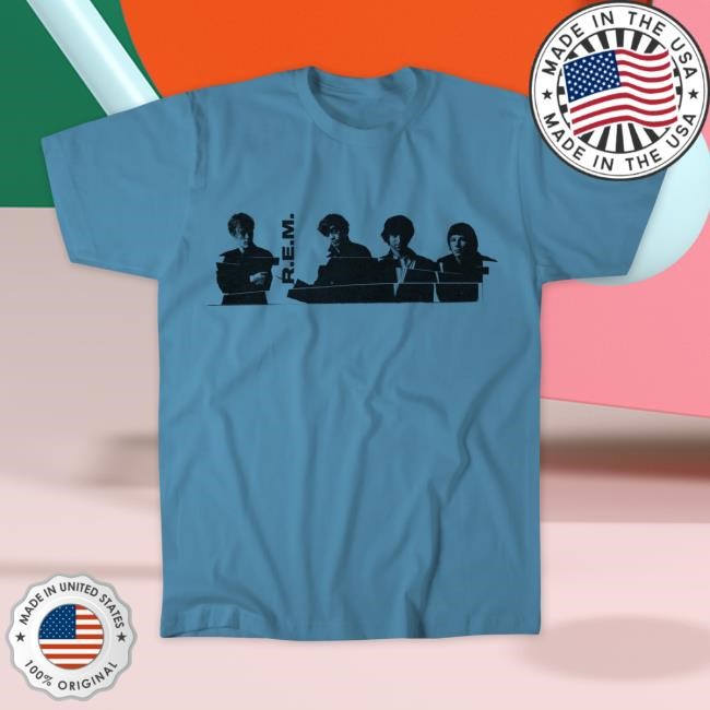 What Noisy Cats Are We Shirt (Aqua) R.E.M. Band
