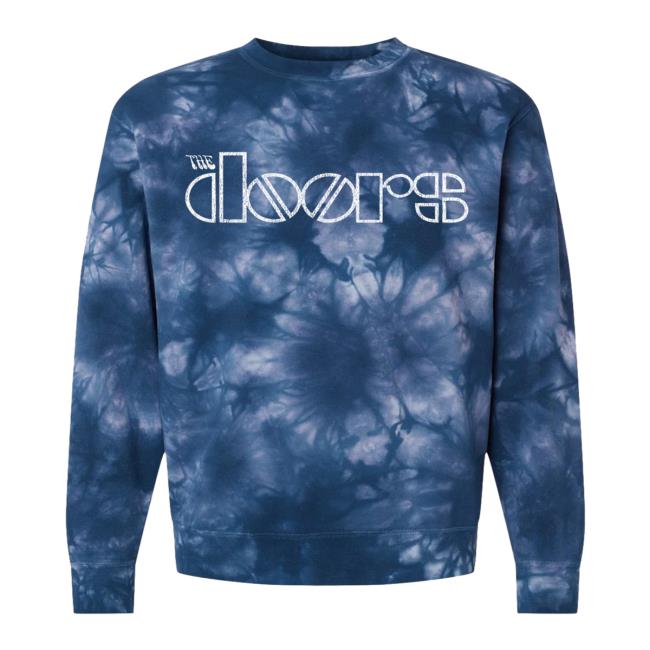 Official The Doors Official Online Store The Doors Tie-Dye Series 9 Logo Long Sleeve T Shirt