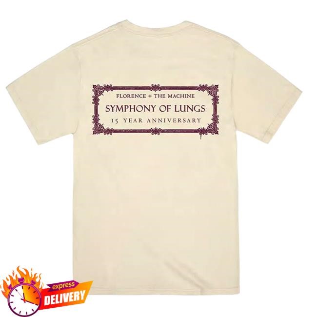 Official Florence & The Machine Maroon Lungs Tees