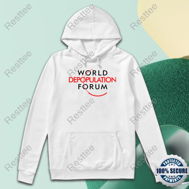 World Depopulation Forum T Shirt White