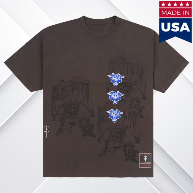 Official Travis Scott Utopia Merch Store CJ X M&N X UNIVERSITY OF KENTUCKY SEAL Attractive Shirt Travis Scott Apparel Clothing TravisScott