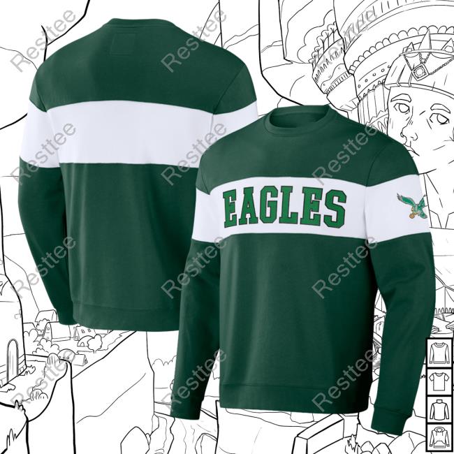Official PhiladelphiaEagles Clothing Merch Store Shop Darius Rucker Collection by Fanatics Kelly Green Philadelphia Eagles Team Color & White Hoodies