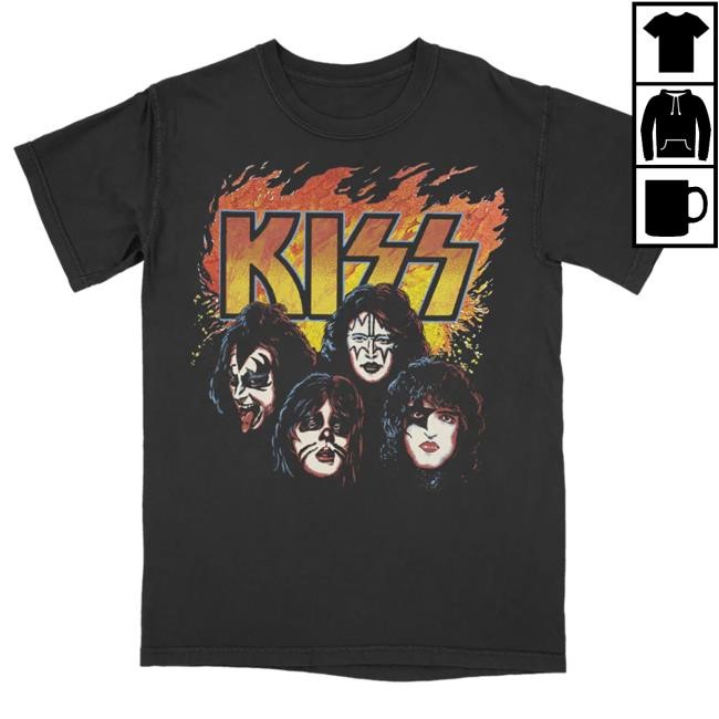 Kiss Hot Hot Hotter Than Hell Shirts Kiss Band Official Merch Store