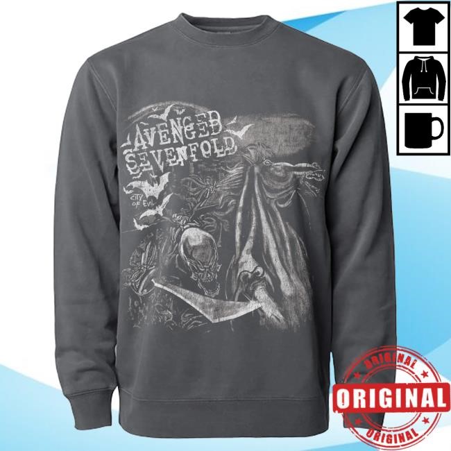 Official Avenged Sevenfold Merch Store City of Evil - Sweater (COE 20th Anniversary) A7X World Official Avenged Sevenfold Merch Store City of Evil - Sweater (COE 20th Anniversary) A7X World