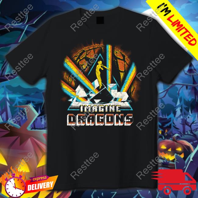 Magine Dragons Vintage Graphic Long Sleeved T Shirt