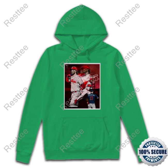 Official Dhwani Game Ov3r If Looks Could Kill Bryce Harper T-Shirt Atta Boy Harper