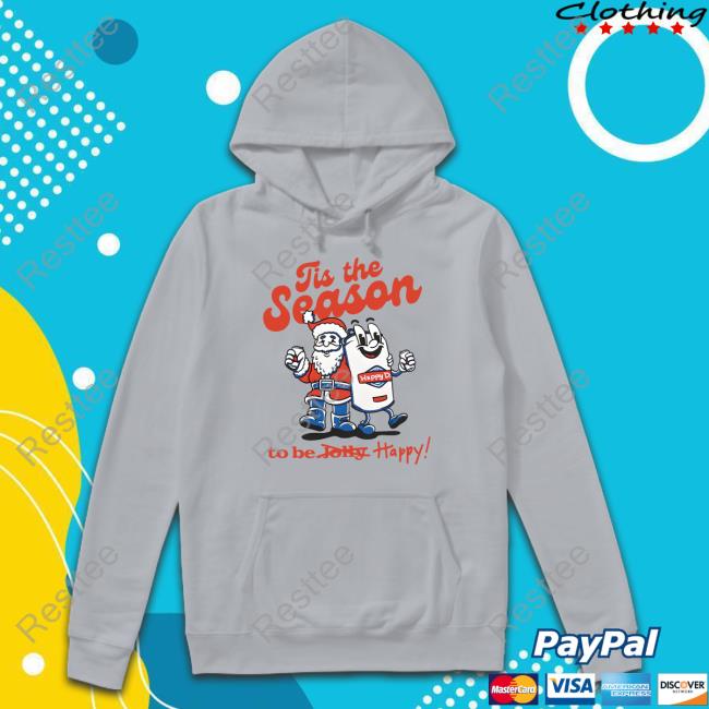 Happy Dad Merch Holiday Tis The Season White Sweatshirt Official Happy Dad Holiday Tis The Season White Shirts