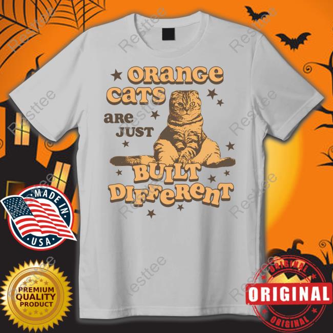 Orange Cats Are Just Built Different Long Sleeved T Shirt Cats Being Weird Little Guys