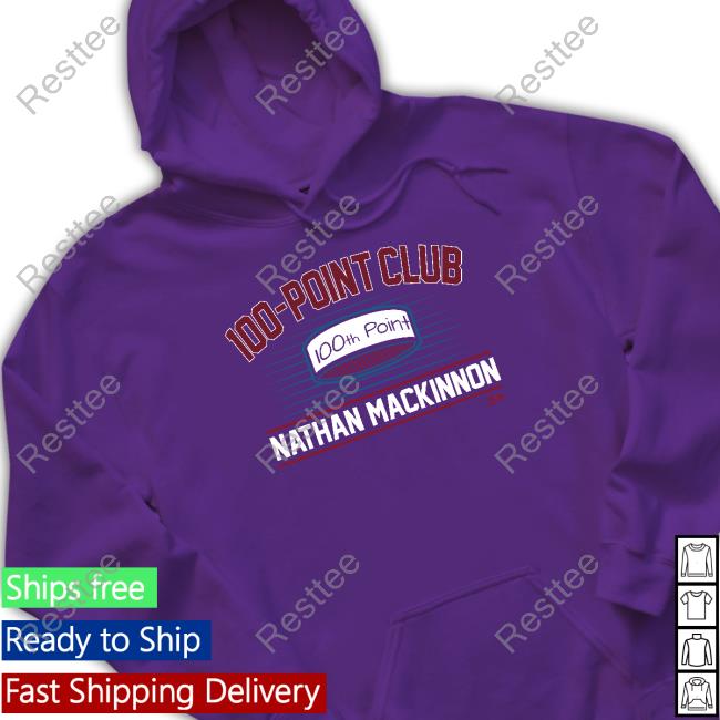 100-Point Club Nathan Mackinnon Shirt 100-Point Club Nathan Mackinnon Shirt