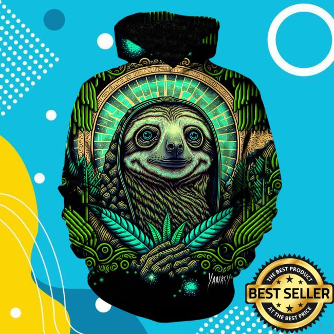 Official Shallow Sloth Unisex Long Sleeve T Shirt 3D All Over Print