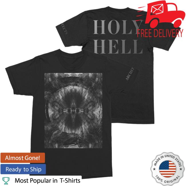 Official Kings Road Merch Store Architects Merch Store Shop Architects Holy Hell Album Cover Tee (Black) KingsRoadMerch