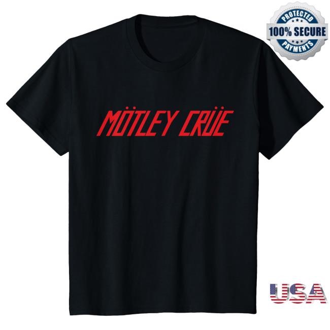 Mötley Crüe - Distressed Logo Tee Motley Crue Official