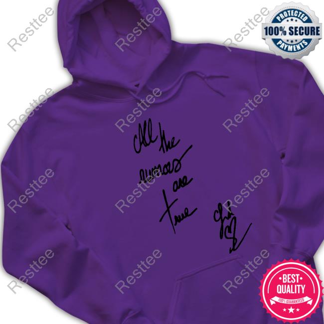 Ludovic De Saint Sernin All The Rumors Are True Hooded Sweatshirt Matchesfashion