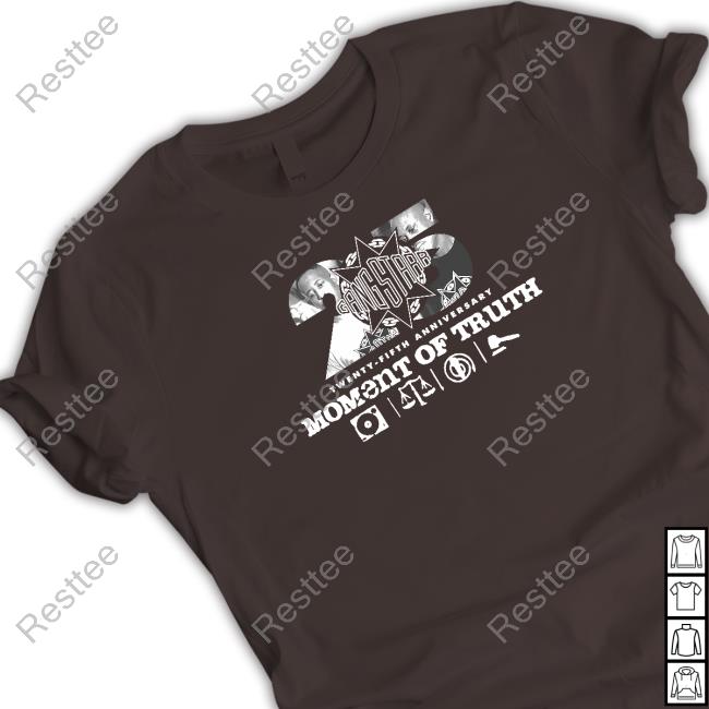 Moment Of Truth 25Th Anniversary Shirt Black