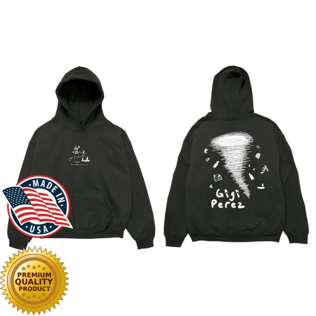 Official Complex Merch Store Gigi Perez Twister Black Hooded Sweatshirt