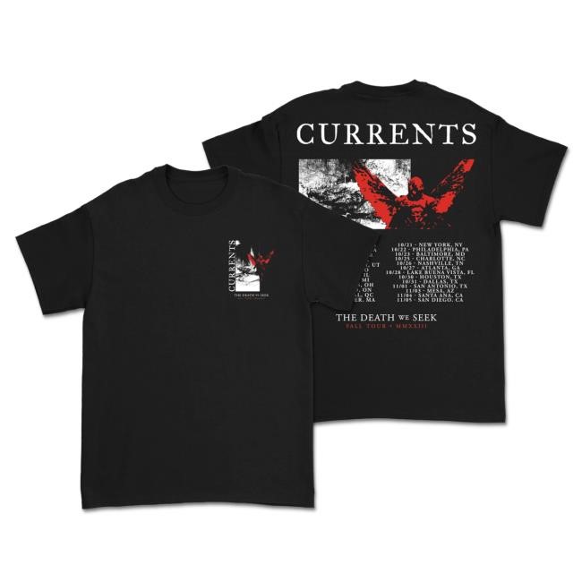Currents Official Merchandise Tour T Shirt