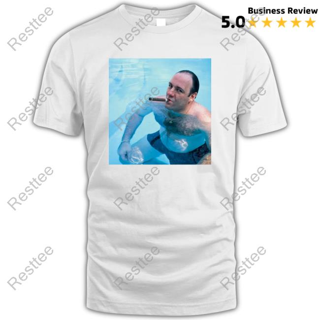 Tony Soprano Pool Smoking Cigar Tee