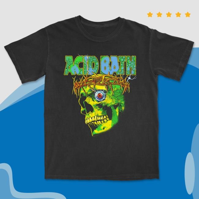 Official Acid Bath Merch Tour Tshirt