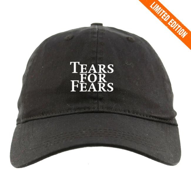 Official Tears For Fears Tears For Fears Logo Black Twill Cap