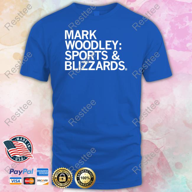 Mark Woodley Sports & Blizzards Tee Shirt