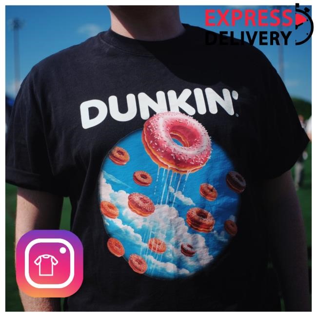 Dunkin Official Merch Store Strawberry Frosted Dunkin Dozens Tour Short Sleeve Shopdunkin Clothing Apparel